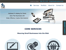 Tablet Screenshot of 4dwebmasters.com